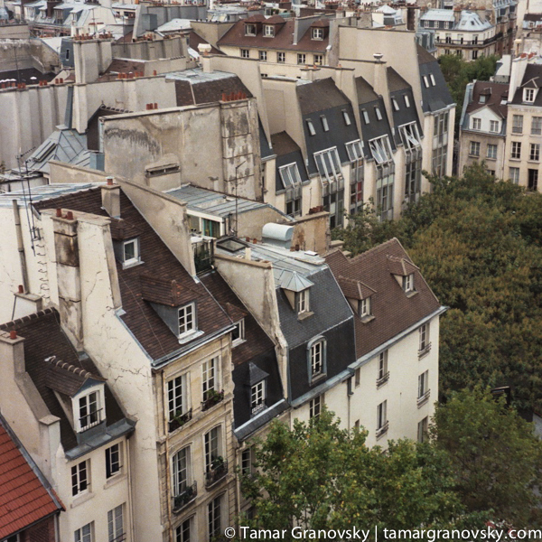 View from le Centre Pompidou