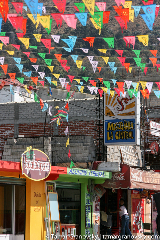 On the streets of San Miguel Tlaixpan