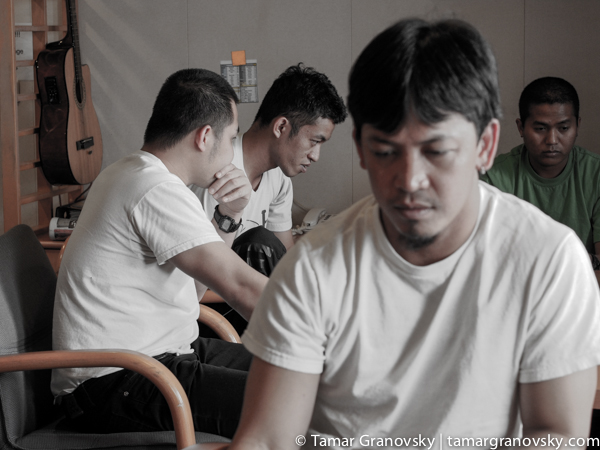 Some of the Crew on the Cargo Ship from Oakland, CA to Hong Kong