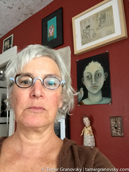 At Home (one of my very first "selfies")