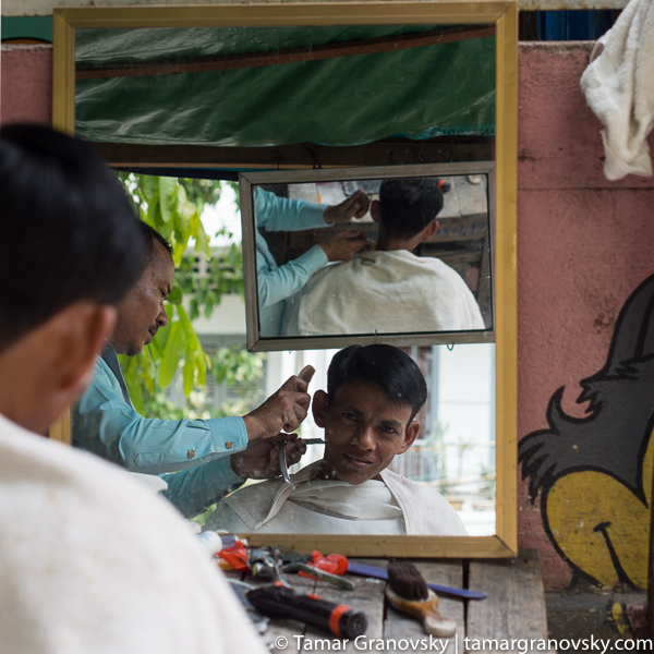 Open Street Barber, Phnom Penh, Cambodia