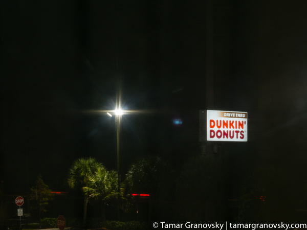 The view outside my motel room. St. Augustine, Florida, United States