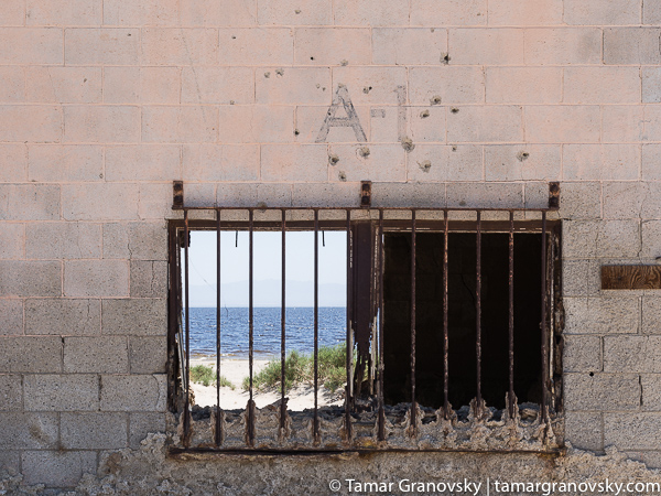 Building A-1(?). Naval Test Site. Salton Sea, California.
